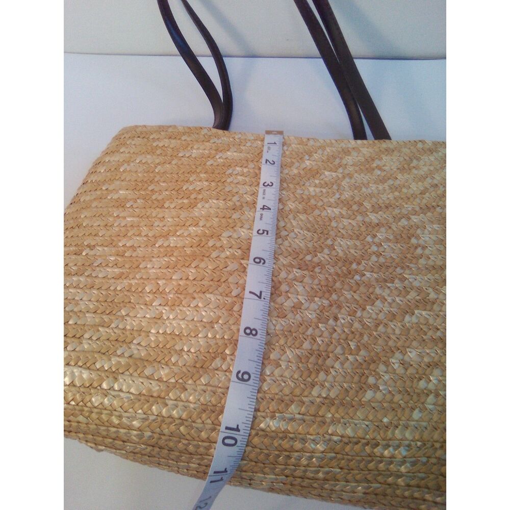 Lancôme Woven Straw Tote Beach Bag Gift With Purchase Large Shoulder Purse